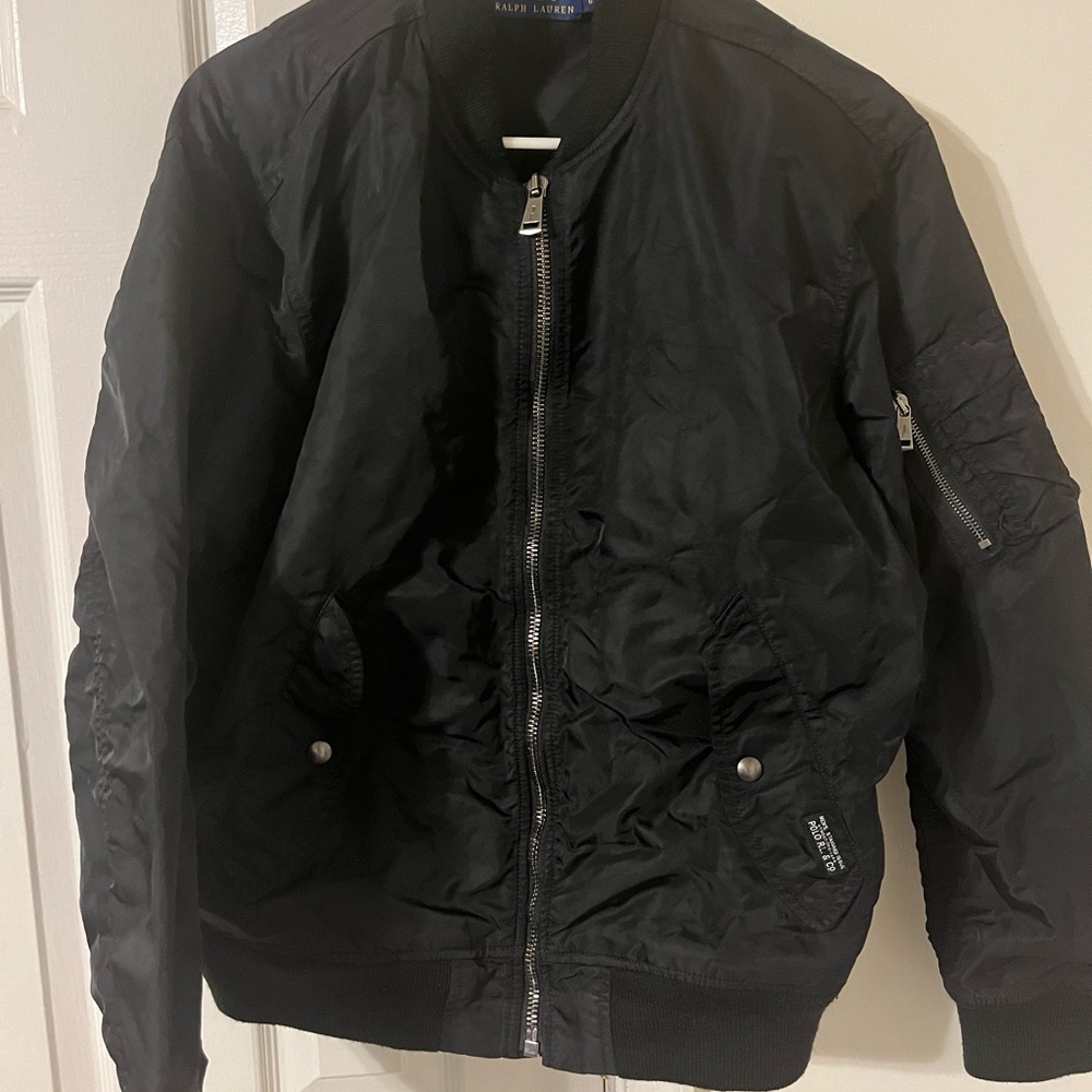 Ralph Lauren Classic Black Bomber Jacket